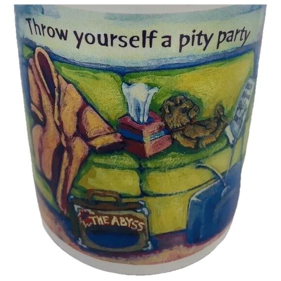Papel Giftware Comfort Queens Pity Party Coffee Mug Cup Better After Chocolate - Picture 2 of 8
